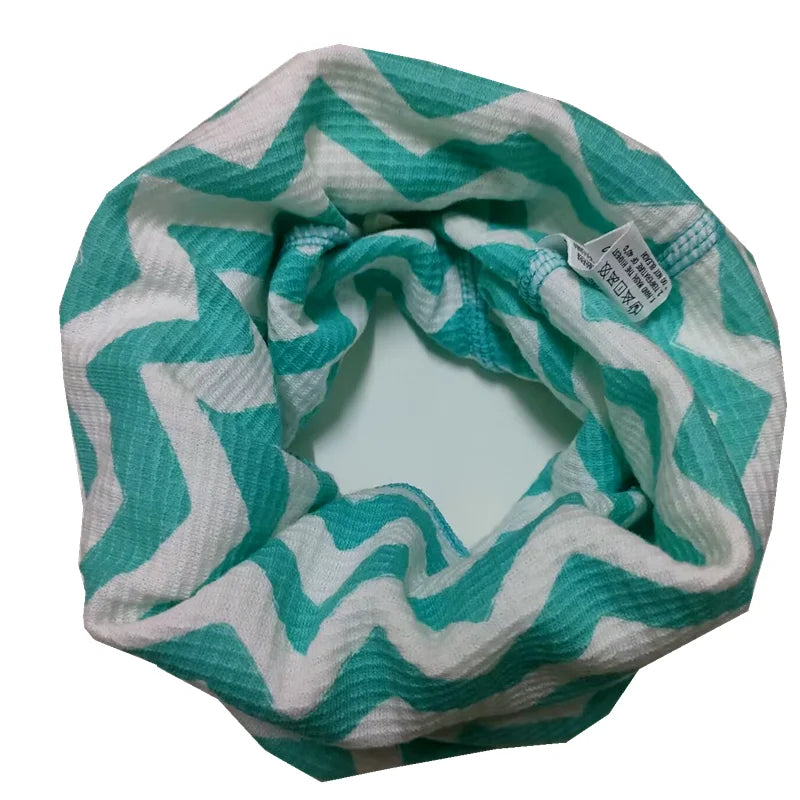 Kids Cotton O-Ring Scarf Winter Neck Warmer for Boys Girls
