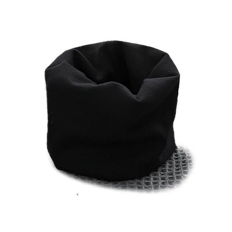 Kids Cotton O-Ring Scarf Winter Neck Warmer for Boys Girls